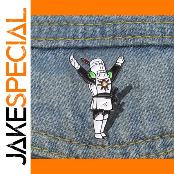 DARK SOULS Solaire Cartoon Brooch Enamel Pin
