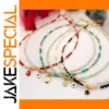 Evil Eye Star Moon Pendant Necklace for Women