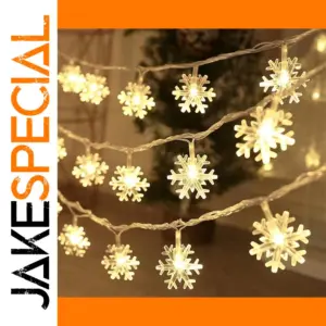 Snowflake LED Fairy String Lights 10/20/80 L