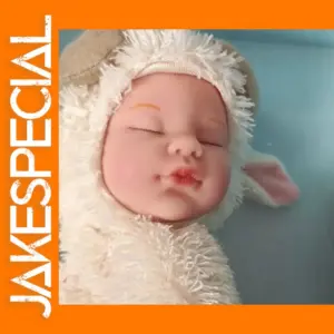 Anne Geddes Sleeping Baby Plush Doll in Egg