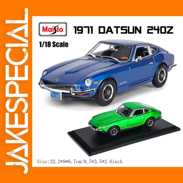 Maisto 1:18 Datsun 240Z Diecast Model Car