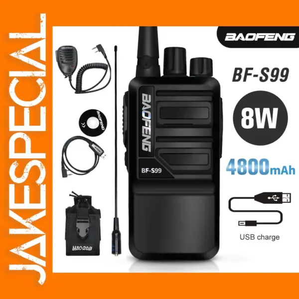 Baofeng BF-S99 Walkie Talkie 8W Long Range