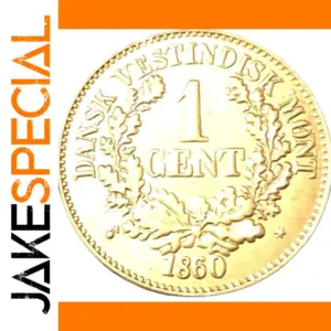 1860 Danish West Indies Replica Bronze Coin