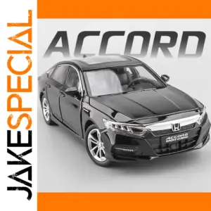 Black Honda Accord Limousine 1:24 Diecast Model