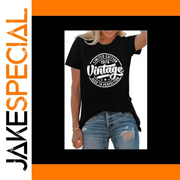 Vintage 1974 Women's Crewneck T-Shirt
