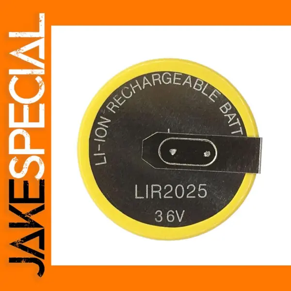 5pcs LIR2025 Rechargeable Coin Cell Batteries for Car Keys