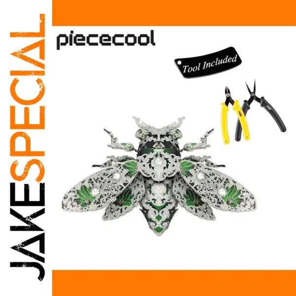 Cicada 3D Metal Puzzle with Tools Set