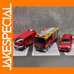 1/64 Scale Fire Rescue Vehicle Toy Set
