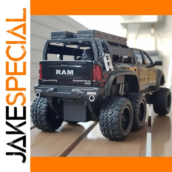 1:24 Dodge Mammoth RAM 1000 TRX 6x6 Diecast Model