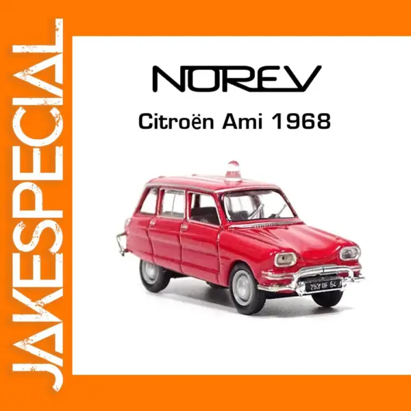 1:87 Scale 1968 Citroen Ami 6 Police Model