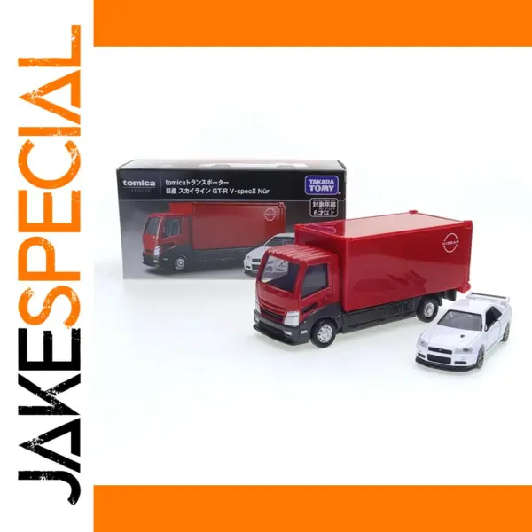 Nissan Skyline GT-R Tomica Transporter Set