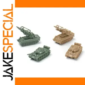 1/144 Scale Military Tank Model Set 4pcs