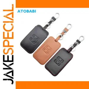 Leather Car Key Cover for Renault Models