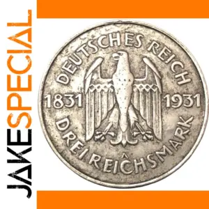 1931 Germany 3 Reichsmark Coin Replica