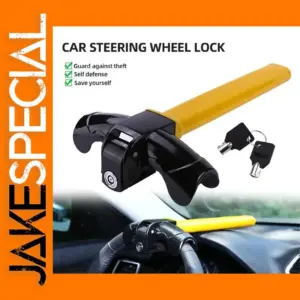 Universal Car Steering Wheel Lock with Keys