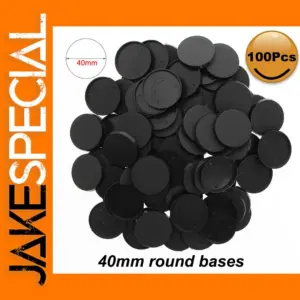 40mm Round Model Bases for Table Games