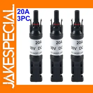 3PCS 1000V DC Solar Diode Connectors 10A 15A 20A
