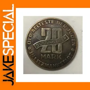 Poland 20 Mark Jewish Ghetto Coin Replica
