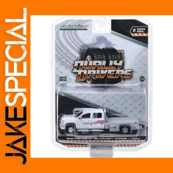 1:64 Scale 2018 Chevy Silverado Dually Model