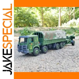 1:50 Alloy Military Truck Model Military Trailer