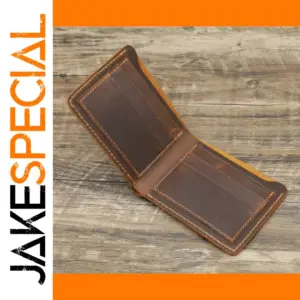 Unisex Genuine Leather Crazy Horse Wallet