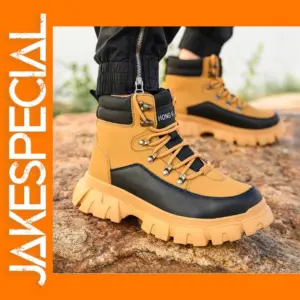 Waterproof High Top Safety Boots Size 45