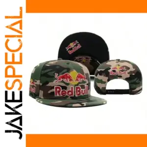 Red Bull Snapback Baseball Cap for Men