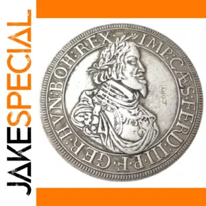 Augsburg Thaler Silver Plated Copy Coin 41mm