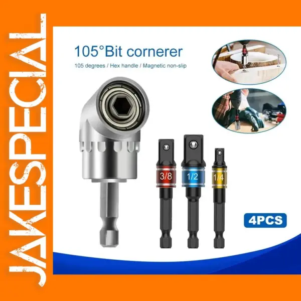 Curved Screwdriver Head and Connecting Rod Set