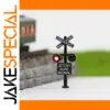 N Scale Railroad Crossing Signal with LEDs