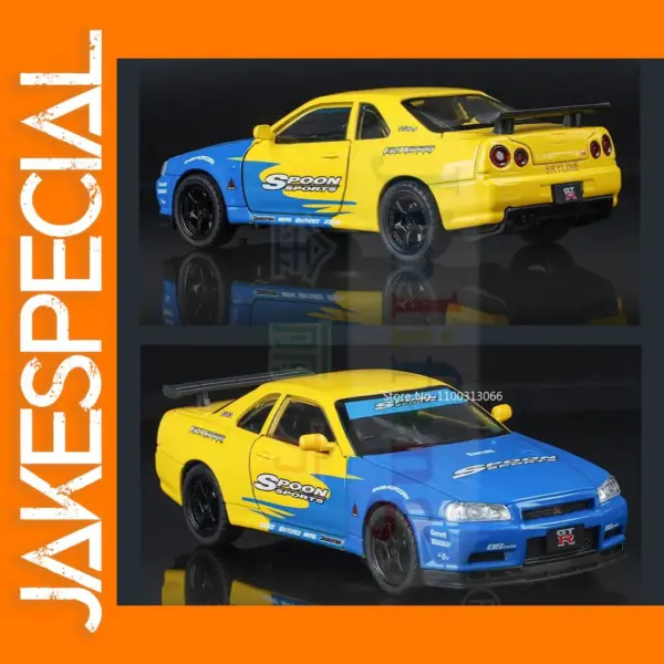 1:32 Scale SKYLINE GTR Diecast Pull Back Car