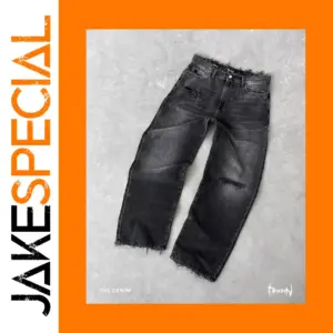 Baggy Cartoon Embroidered Hip Hop Jeans