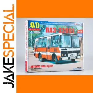 1:43 Scale Diecast Model Kit PAZ-32051 Bus