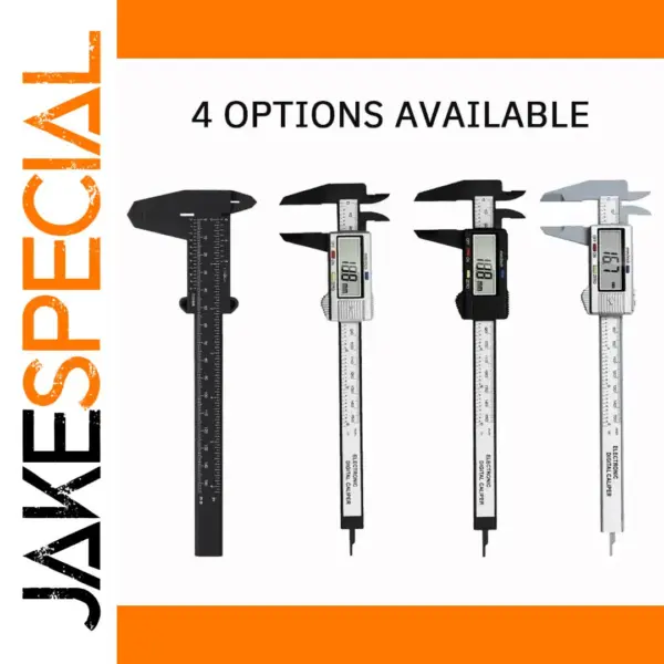 Digital Plastic Vernier Caliper 150mm Accuracy