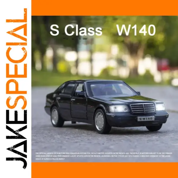 1:32 Diecast Benz S-W140 Car Model Toy