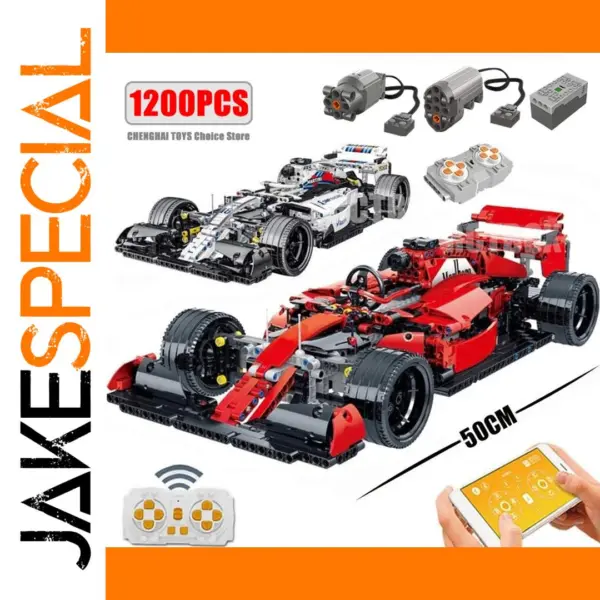 Remote Control Formula Car Building Blocks Set