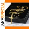 Christian Cross Necklace for Women Men