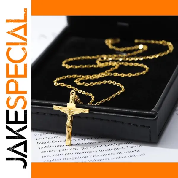 Christian Cross Necklace for Women Men