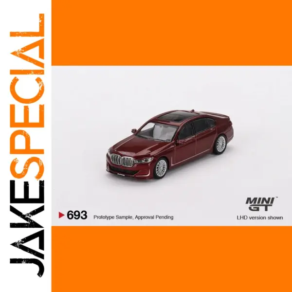 BMW Alpina B7 Diecast Model 1:64 Scale