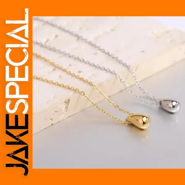Teardrop Pendant Necklace for Women
