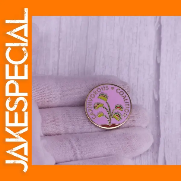 Carnivorous Coalition Enamel Pin