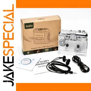 Portable Cassette to MP3 Player with Earphones