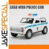 1/18 Diecast Russia Lada NiVa Police Car Model