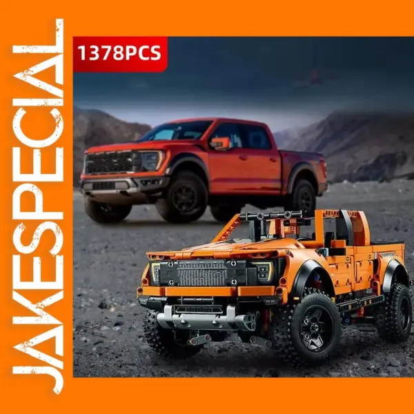 1379 PCS Building Blocks Pickup Truck Set