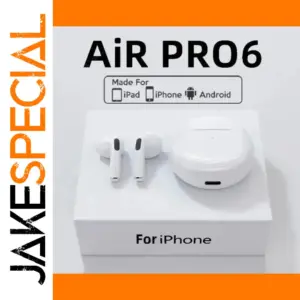 Pro 6 TWS Bluetooth Earphones for iPhone