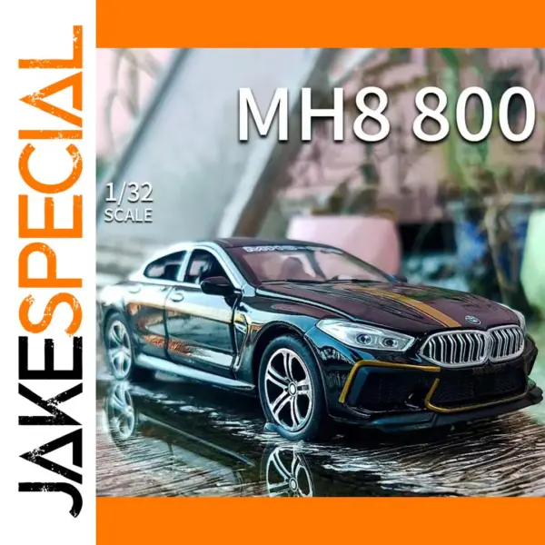 1:32 Alloy Diecast M8 MH8-800 X7 Supercar Model