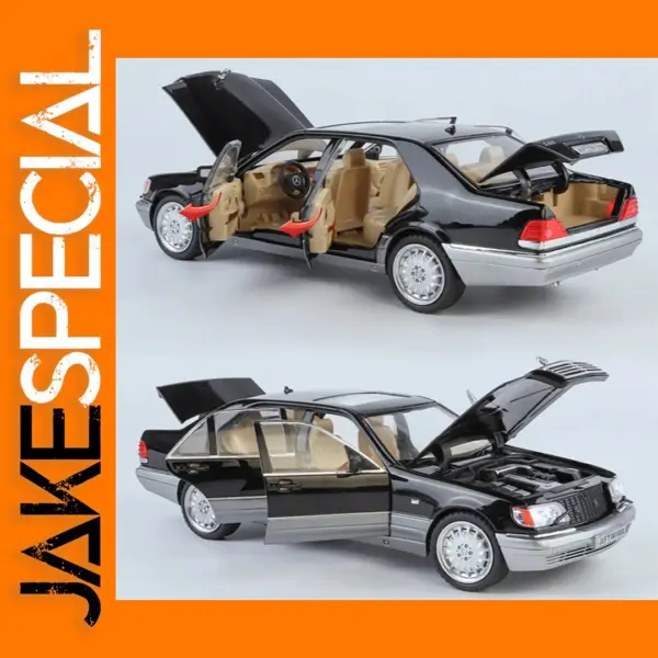 1:24 Alloy W140 S320 SEL Diecast Model Car