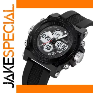 Men's 3-Time Digital Sports Countdown Watch
