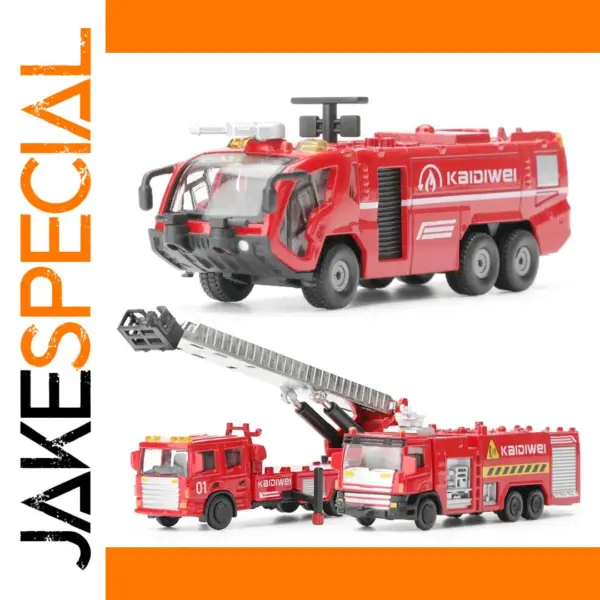 1:72 Alloy Fire Engine Model Car