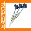 3pcs 22g Silver Torpedo Darts with Blue Rods